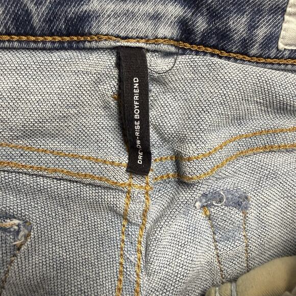 Rag & Bone Dre Low Rise Slim Boyfriend Jeans Womens 26 (30x29) Blue Stretch - Picture 3 of 9